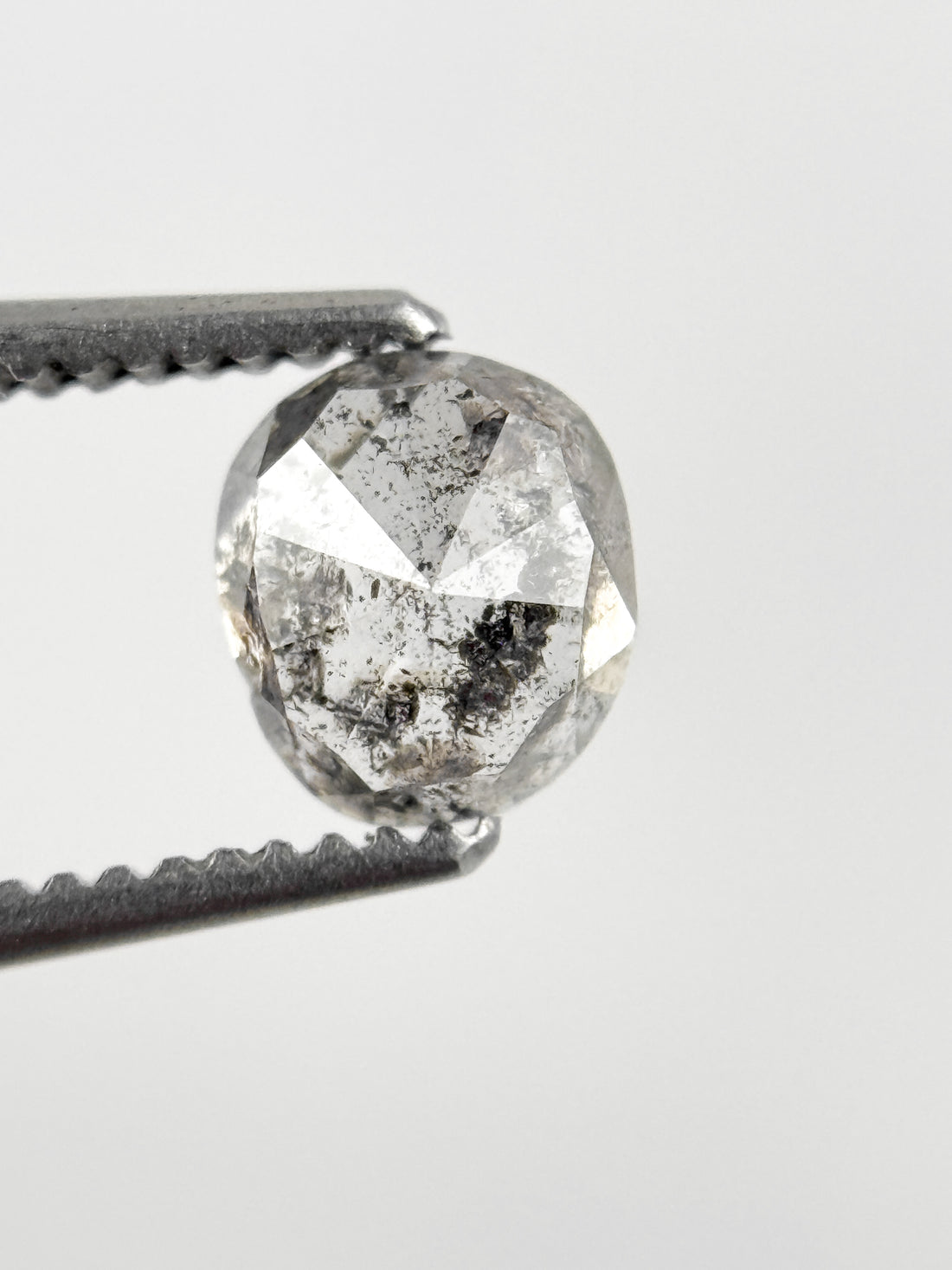 0.86 Ct Cushion Rose Cut White Natural Minimalist Diamond