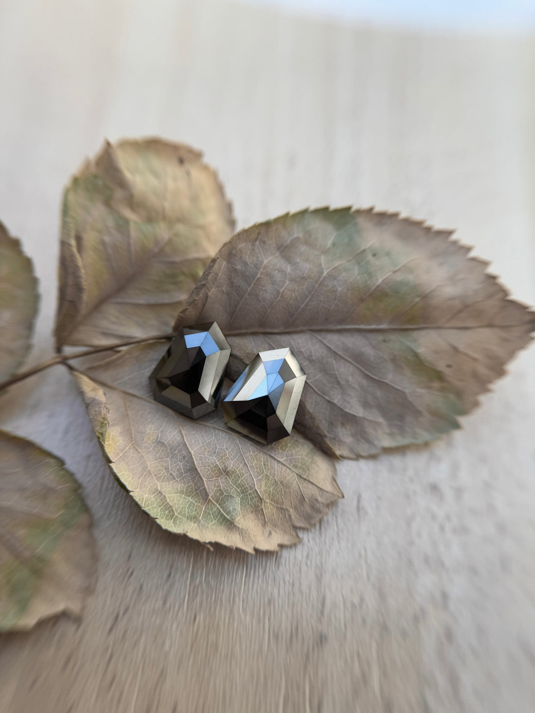7.23 Ct Shield Rose Cut Black Natural Unique Diamond