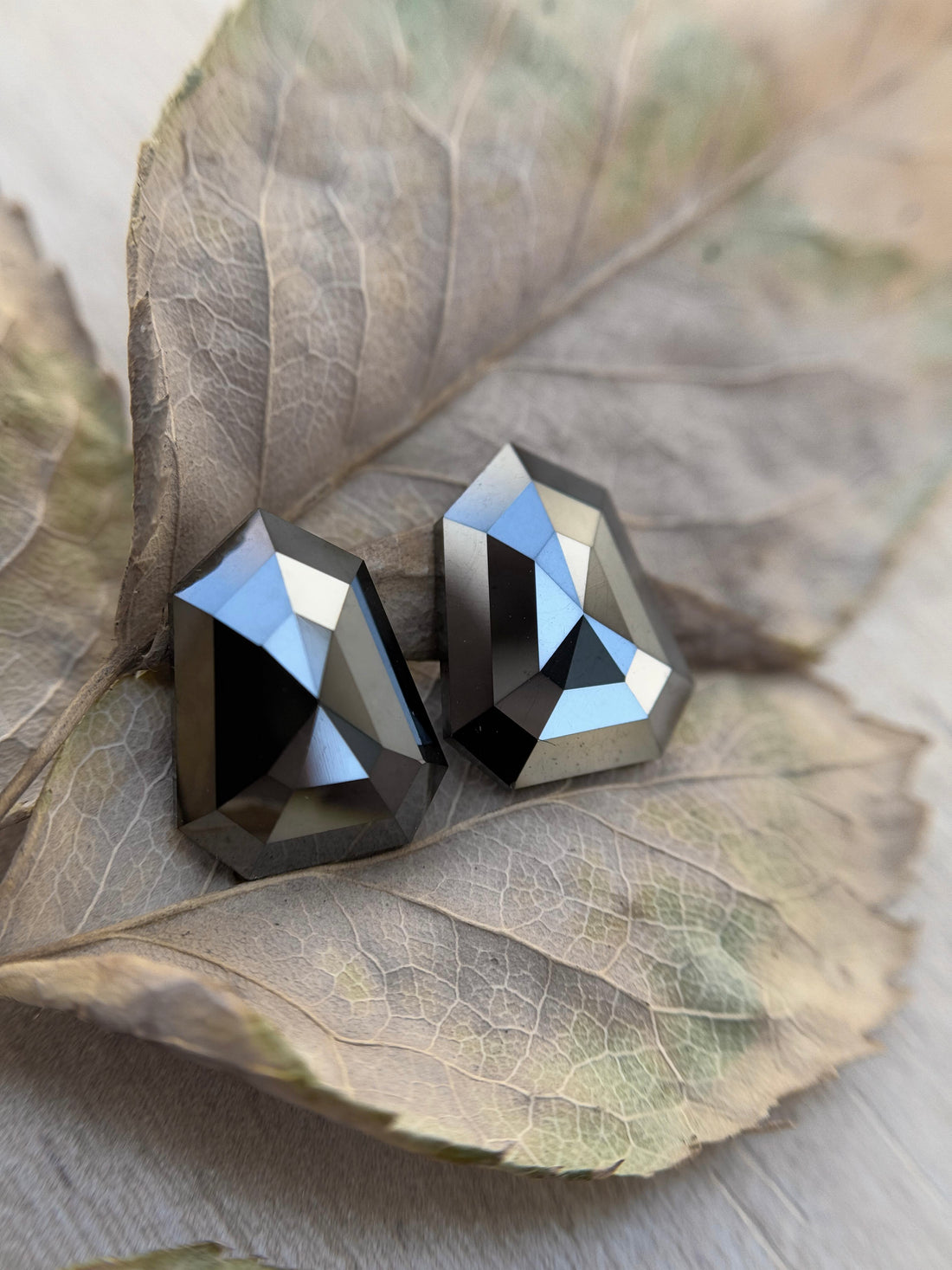 7.23 Ct Shield Rose Cut Black Natural Unique Diamond