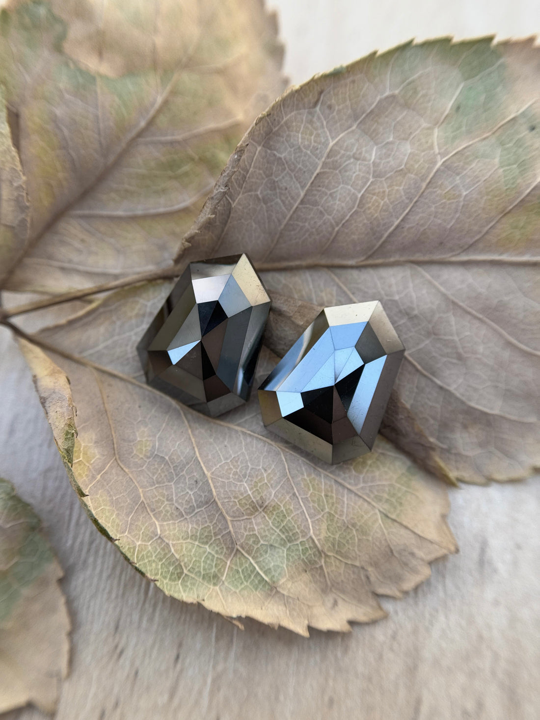 7.23 Ct Shield Rose Cut Black Natural Unique Diamond
