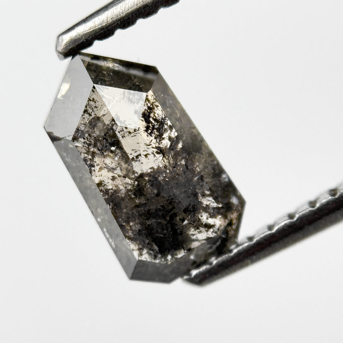 2.39 Ct Bullet Rose Cut Grey Natural Unique Diamond
