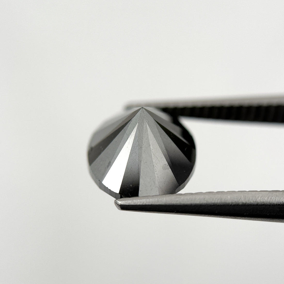 4.45 Ct Oval Brilliant Cut Black Natural Fancy Diamond