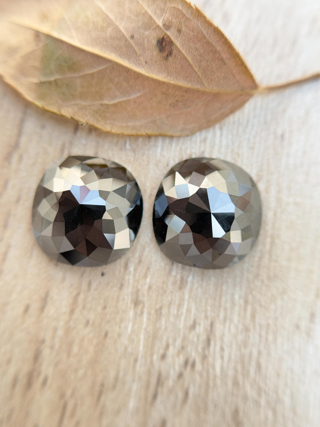 6.08 Ct Cushion Rose Cut Grey Natural Salt and Pepper Diamond