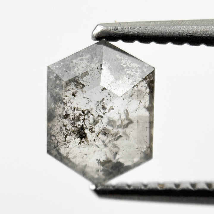 1.02 Ct Hexagon Brilliant Cut White Natural Diamond