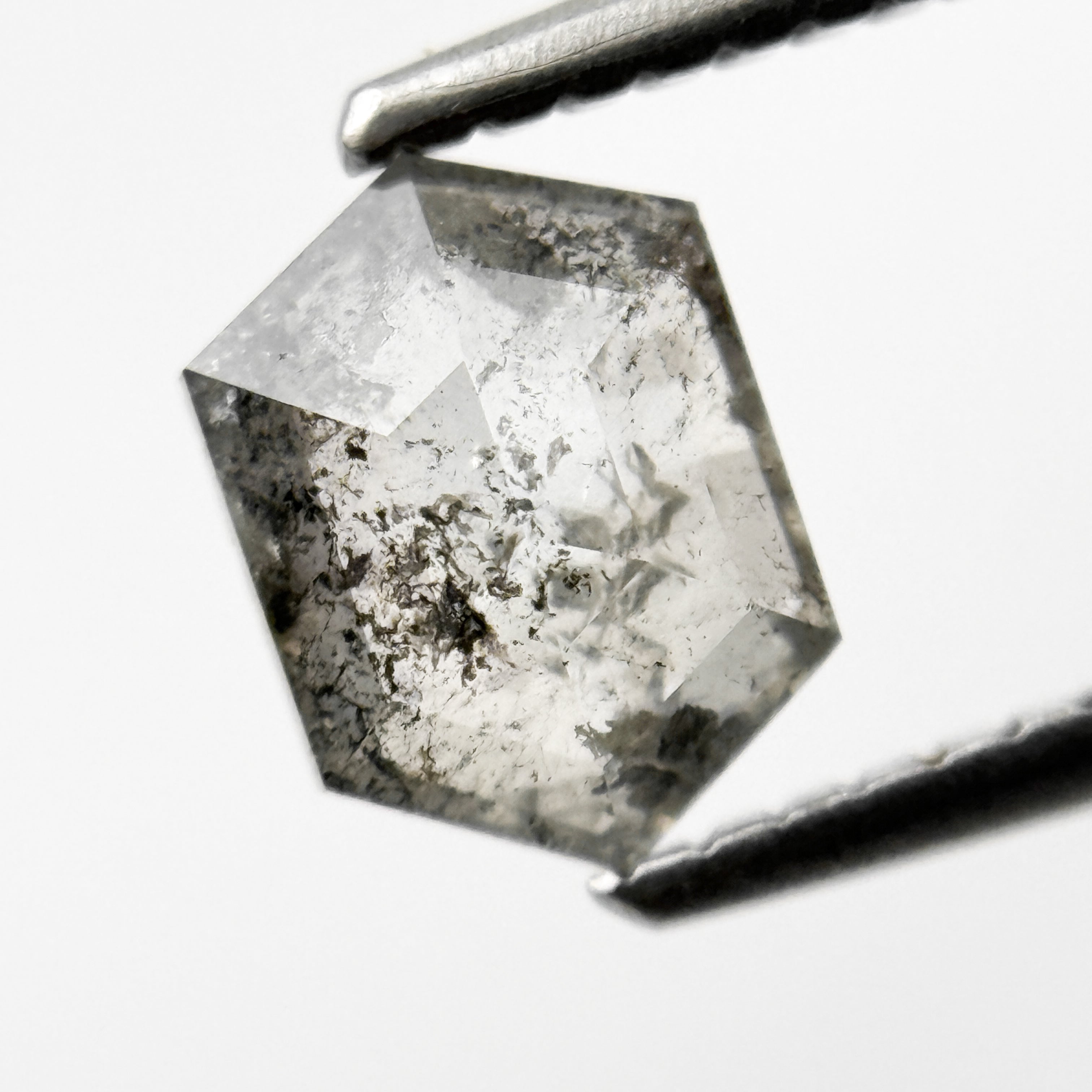 1.02 Ct Hexagon Brilliant Cut White Natural Diamond