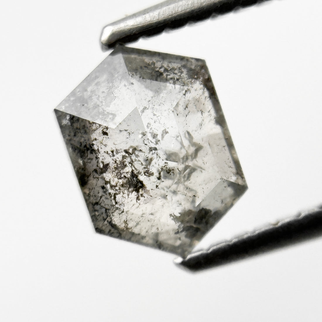 1.02 Ct Hexagon Brilliant Cut White Natural Diamond