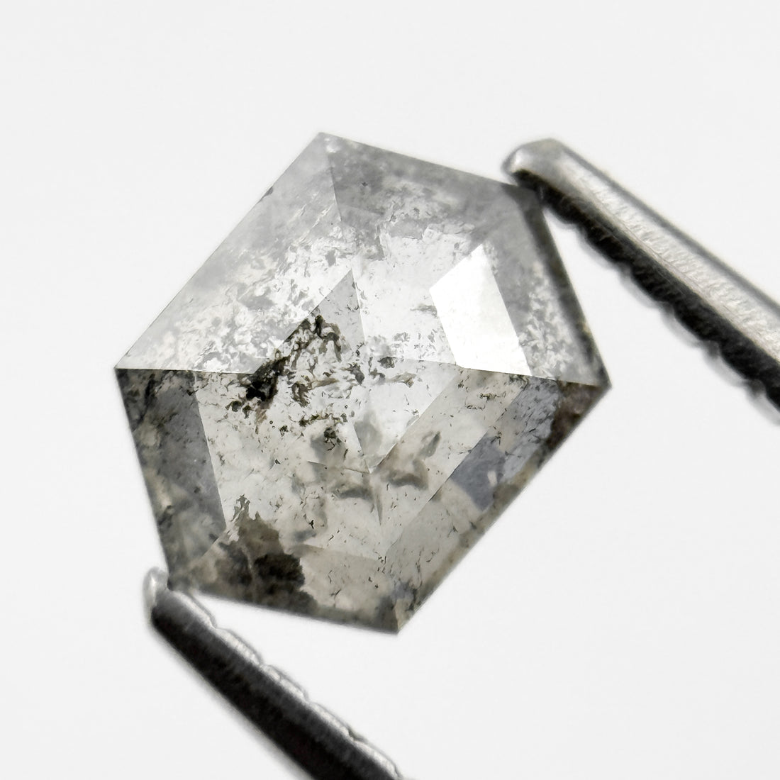1.02 Ct Hexagon Brilliant Cut White Natural Diamond