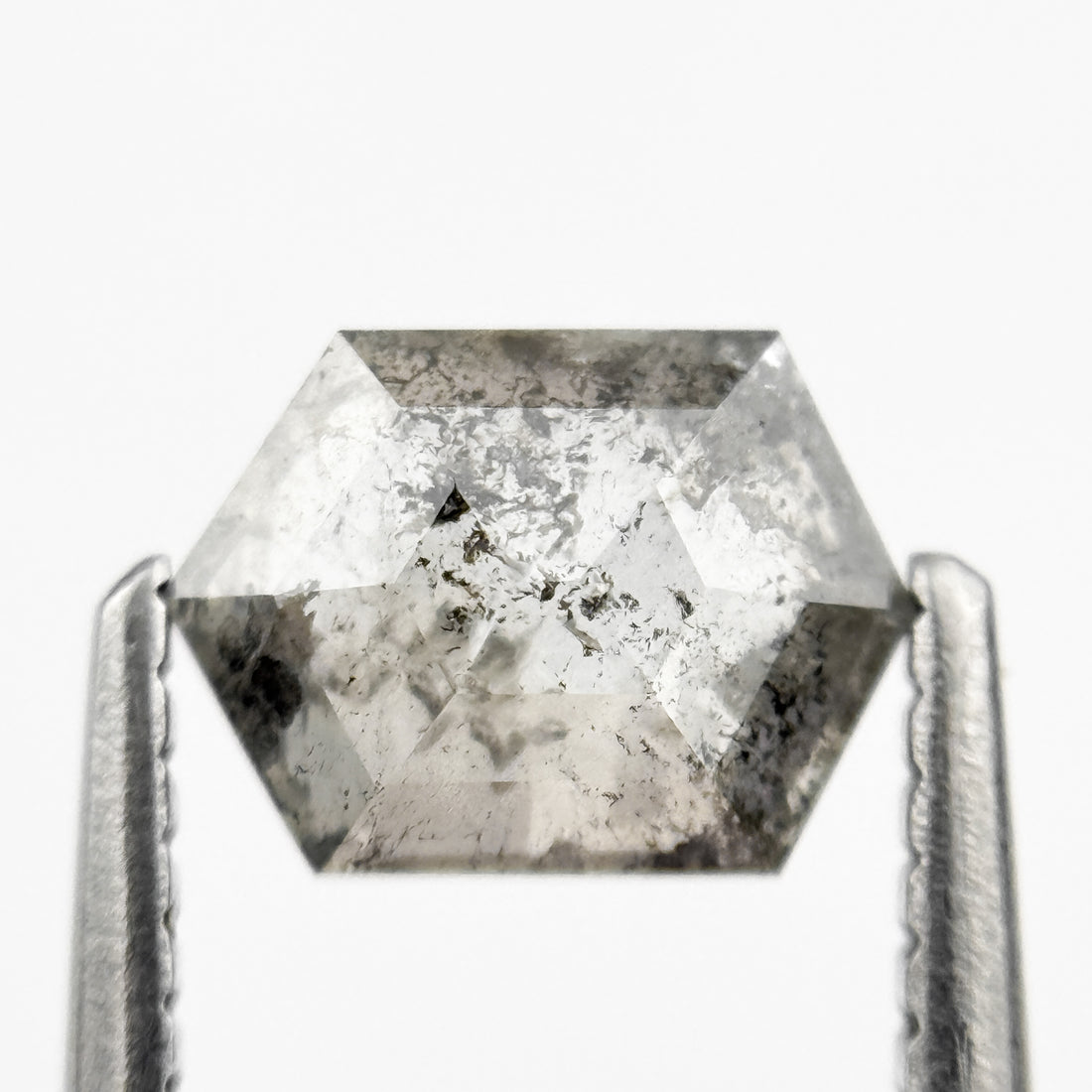 1.02 Ct Hexagon Brilliant Cut White Natural Diamond