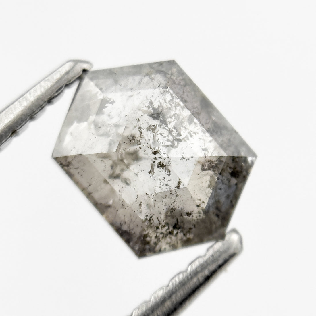1.02 Ct Hexagon Brilliant Cut White Natural Diamond