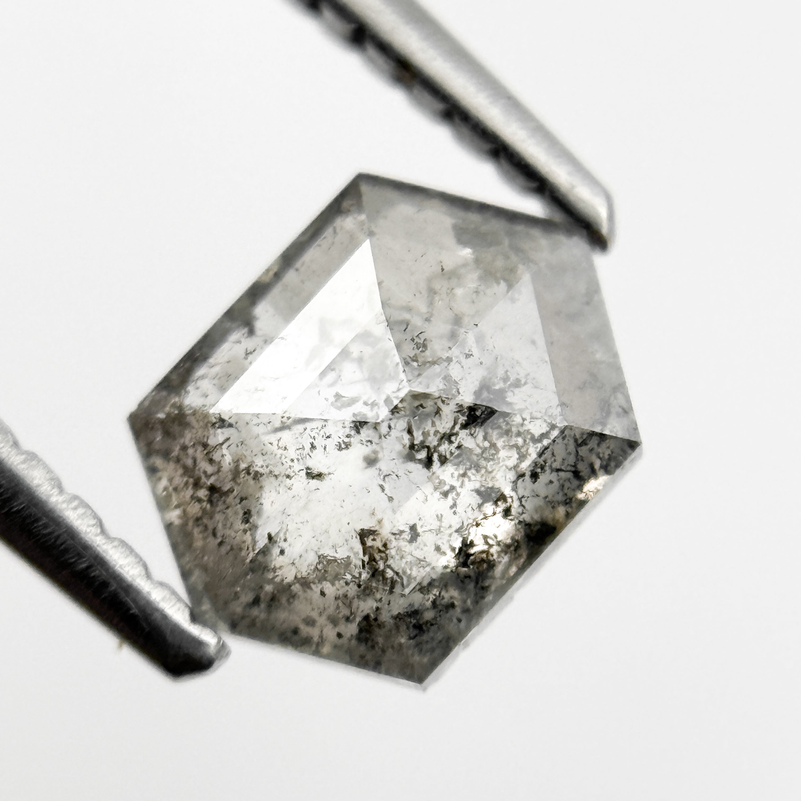 1.02 Ct Hexagon Brilliant Cut White Natural Diamond