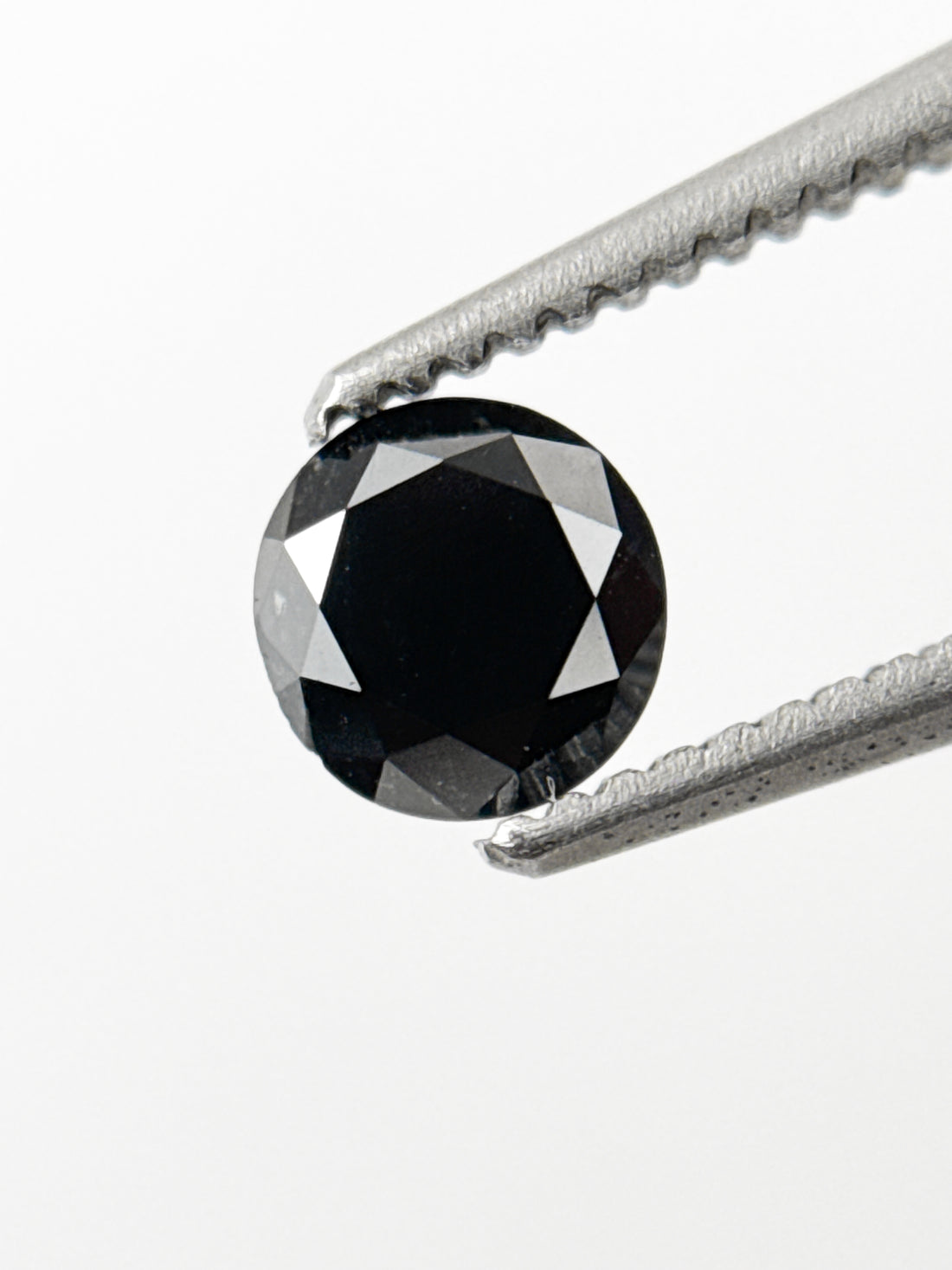 4.5 MM Round Brilliant Cut Black Natural Loose Diamond