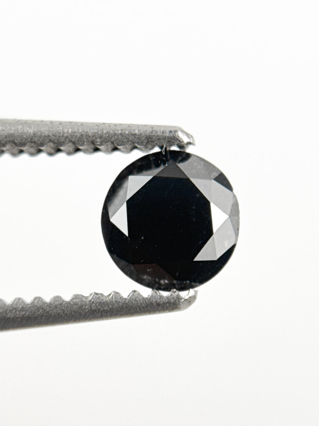 4.5 MM Round Brilliant Cut Black Natural Loose Diamond