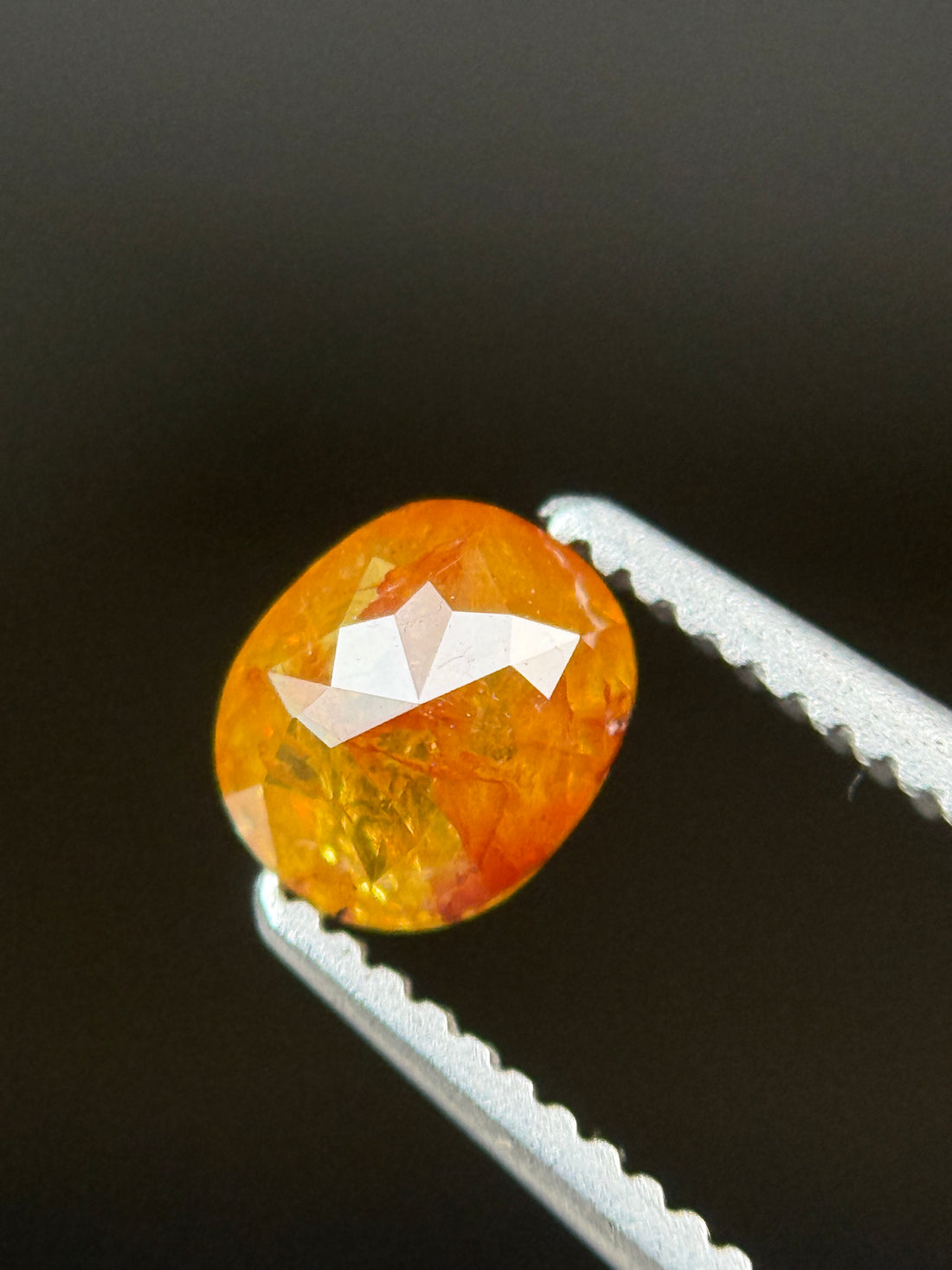 0.56 Ct Cushion Rose Cut Red Natural Loose Diamond
