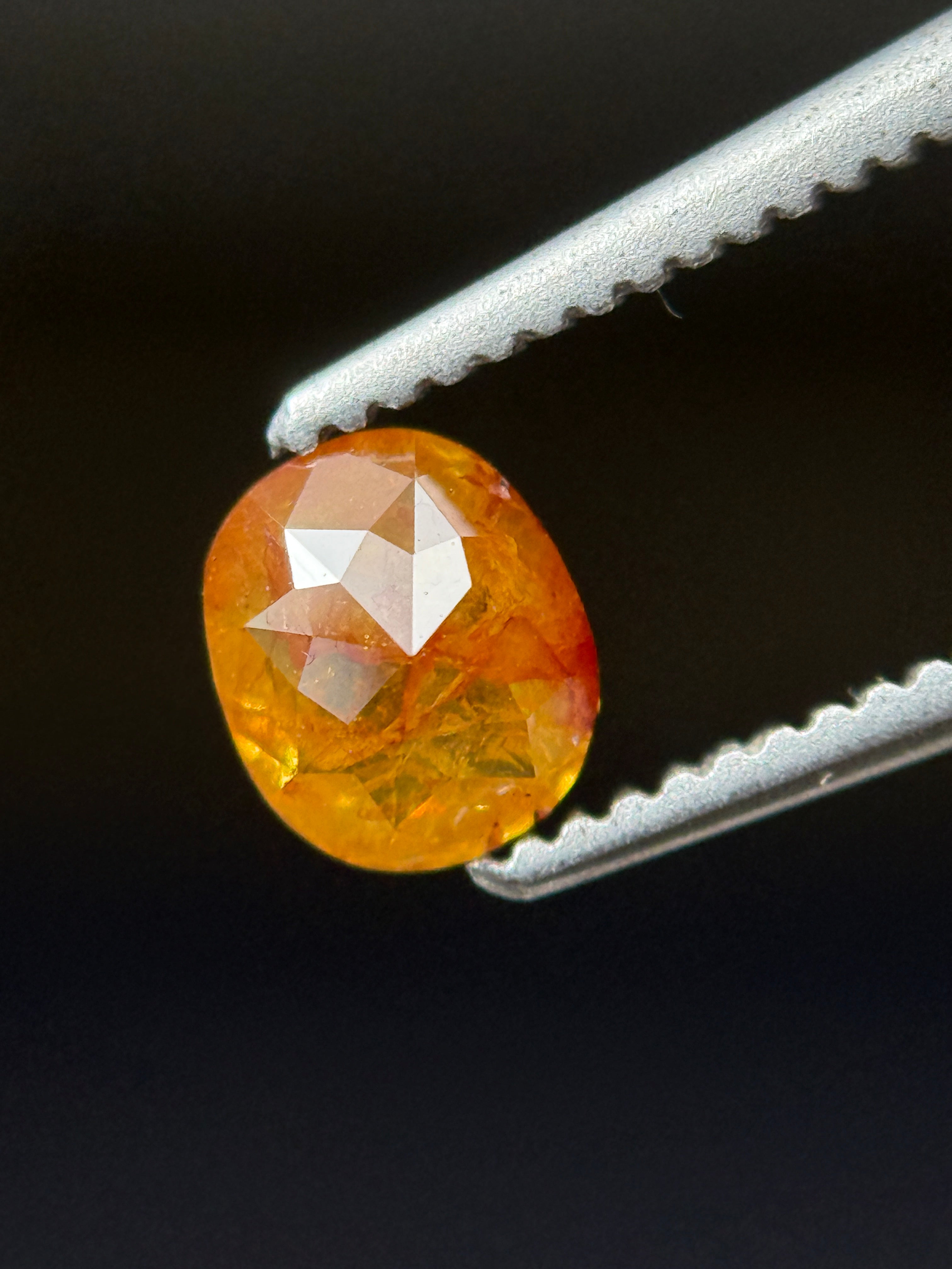 0.56 Ct Cushion Rose Cut Red Natural Loose Diamond