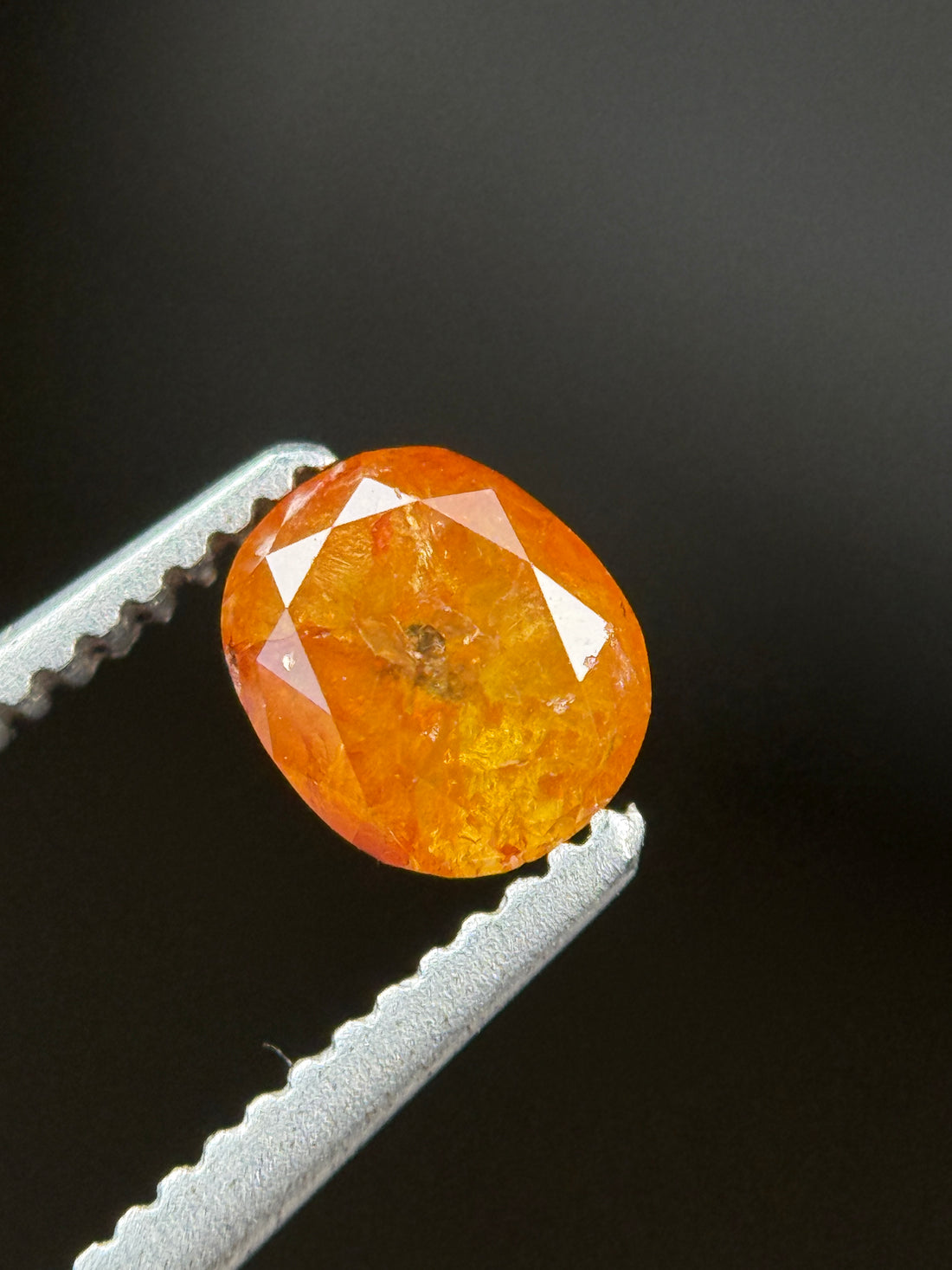 0.56 Ct Cushion Rose Cut Red Natural Loose Diamond