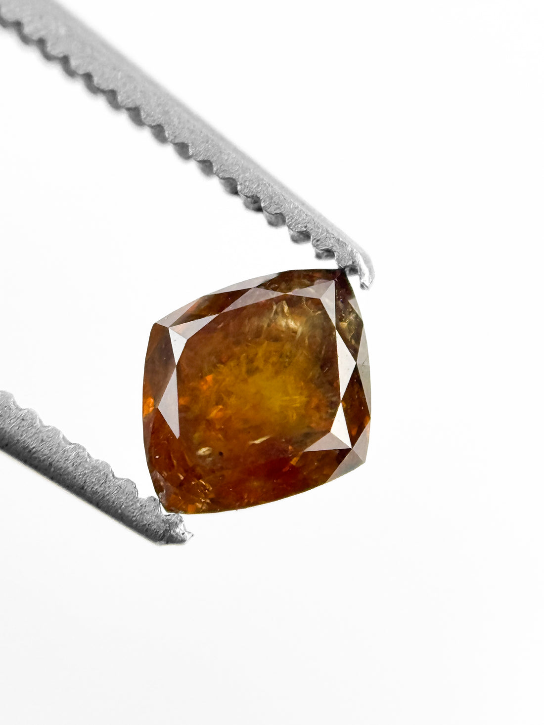 0.70 Ct Kite Rose Cut Orange Natural Fancy Diamond