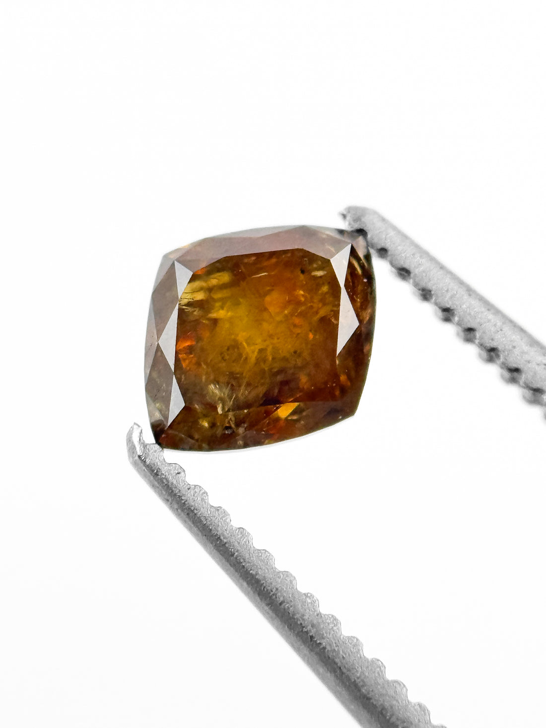 0.70 Ct Kite Rose Cut Orange Natural Fancy Diamond