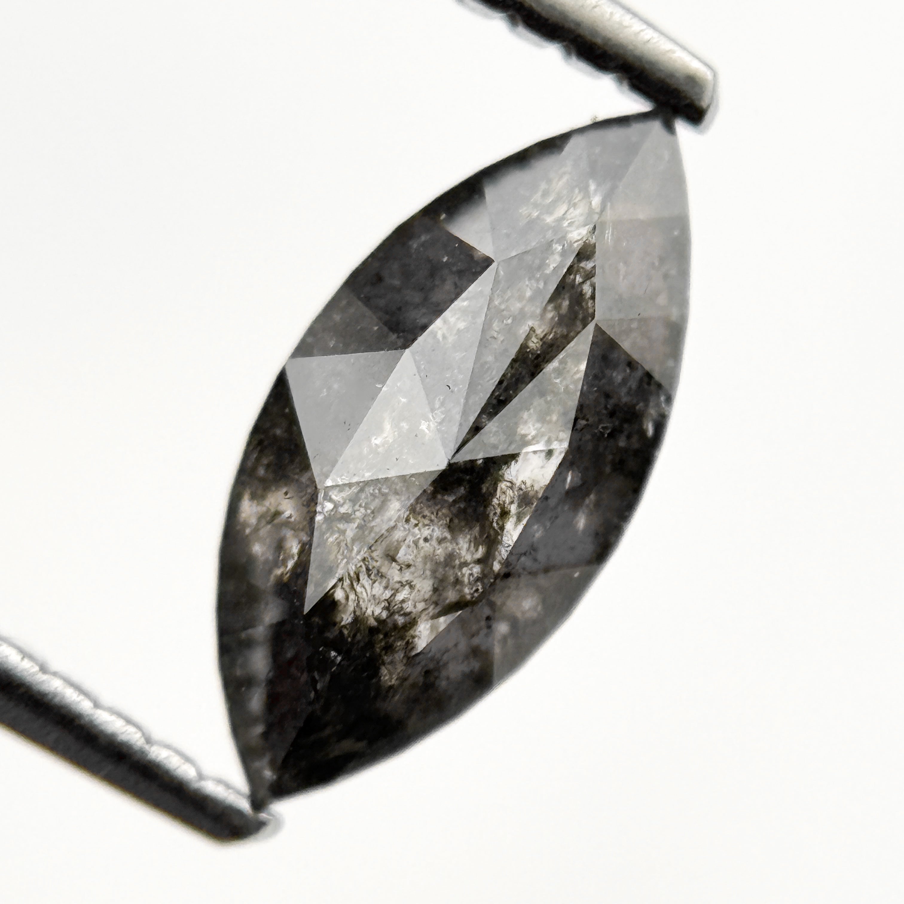 1.12 Ct Marquise Rose Cut Grey Natural loose Diamond