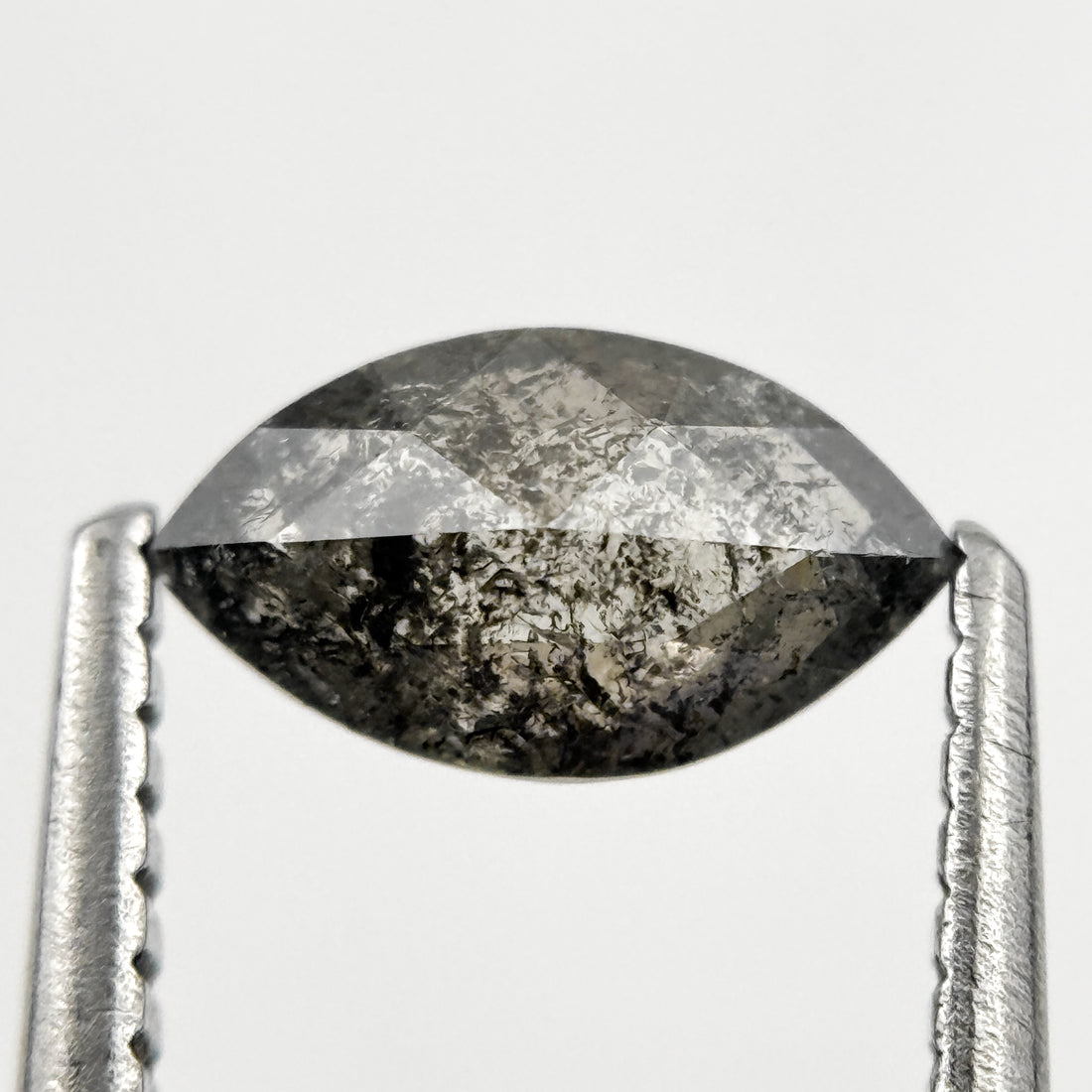 0.59 Ct Marquise Rose Cut Grey Natural fancy Diamond