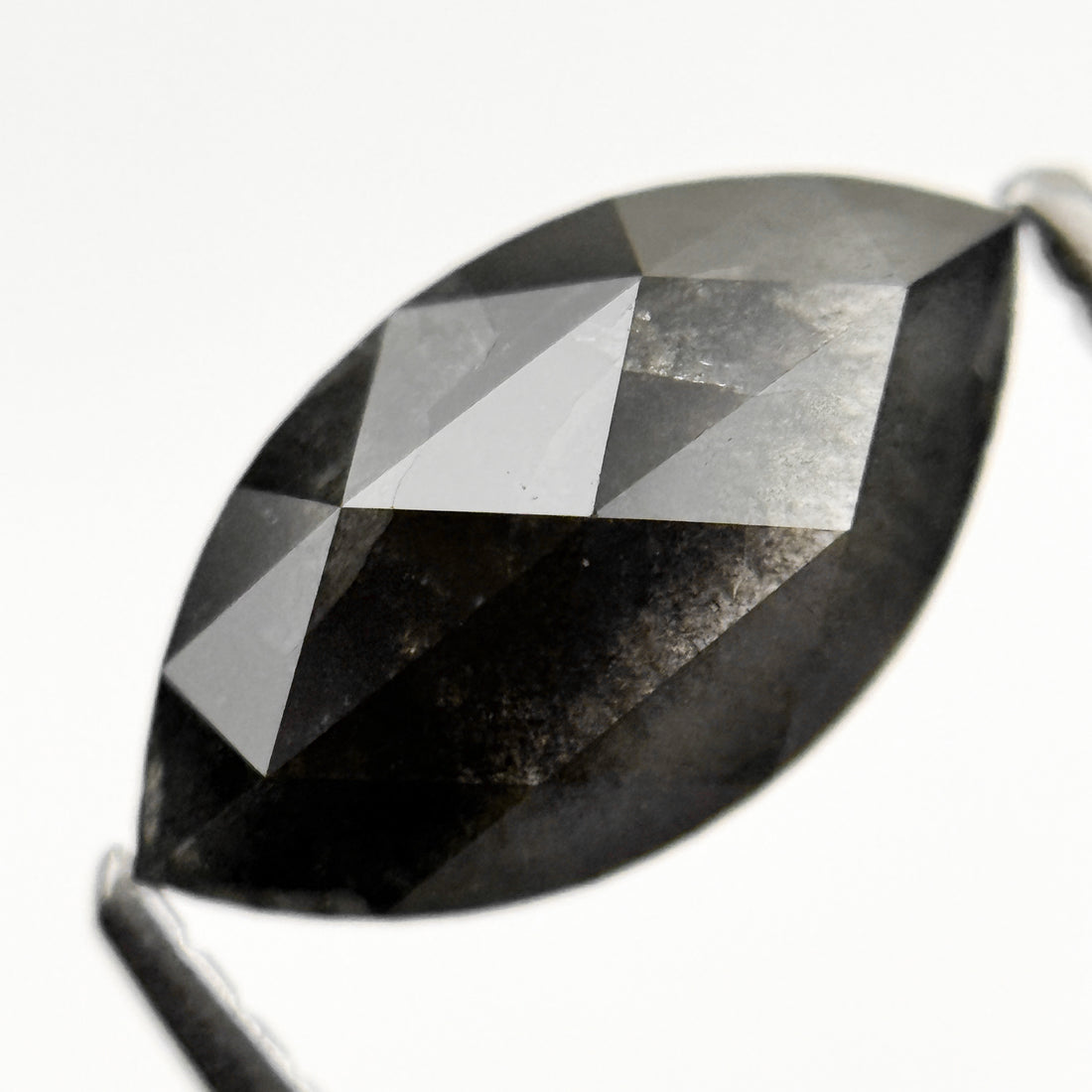 1.77 Ct Marquise Rose Cut Grey Natural Loose Diamond