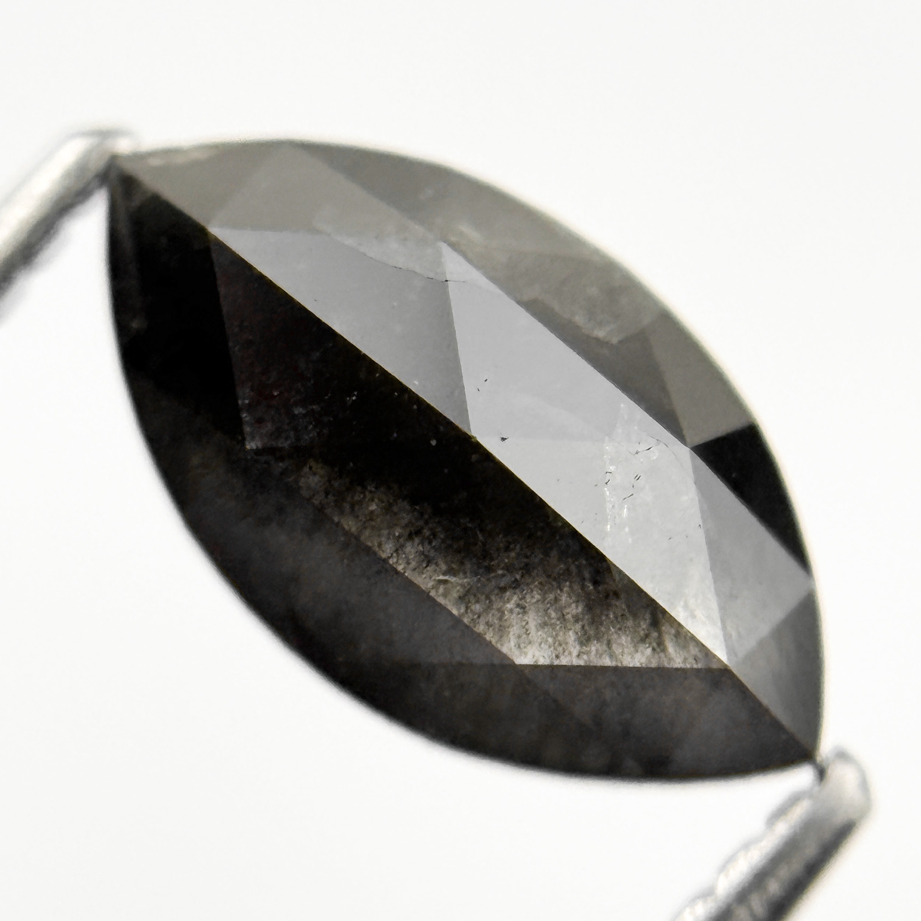 1.77 Ct Marquise Rose Cut Grey Natural Loose Diamond