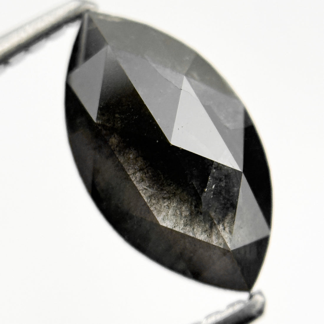 1.77 Ct Marquise Rose Cut Grey Natural Loose Diamond