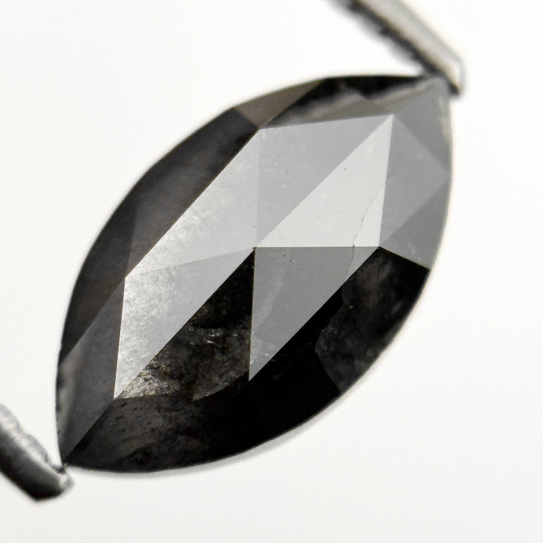 1.77 Ct Marquise Rose Cut Grey Natural Loose Diamond