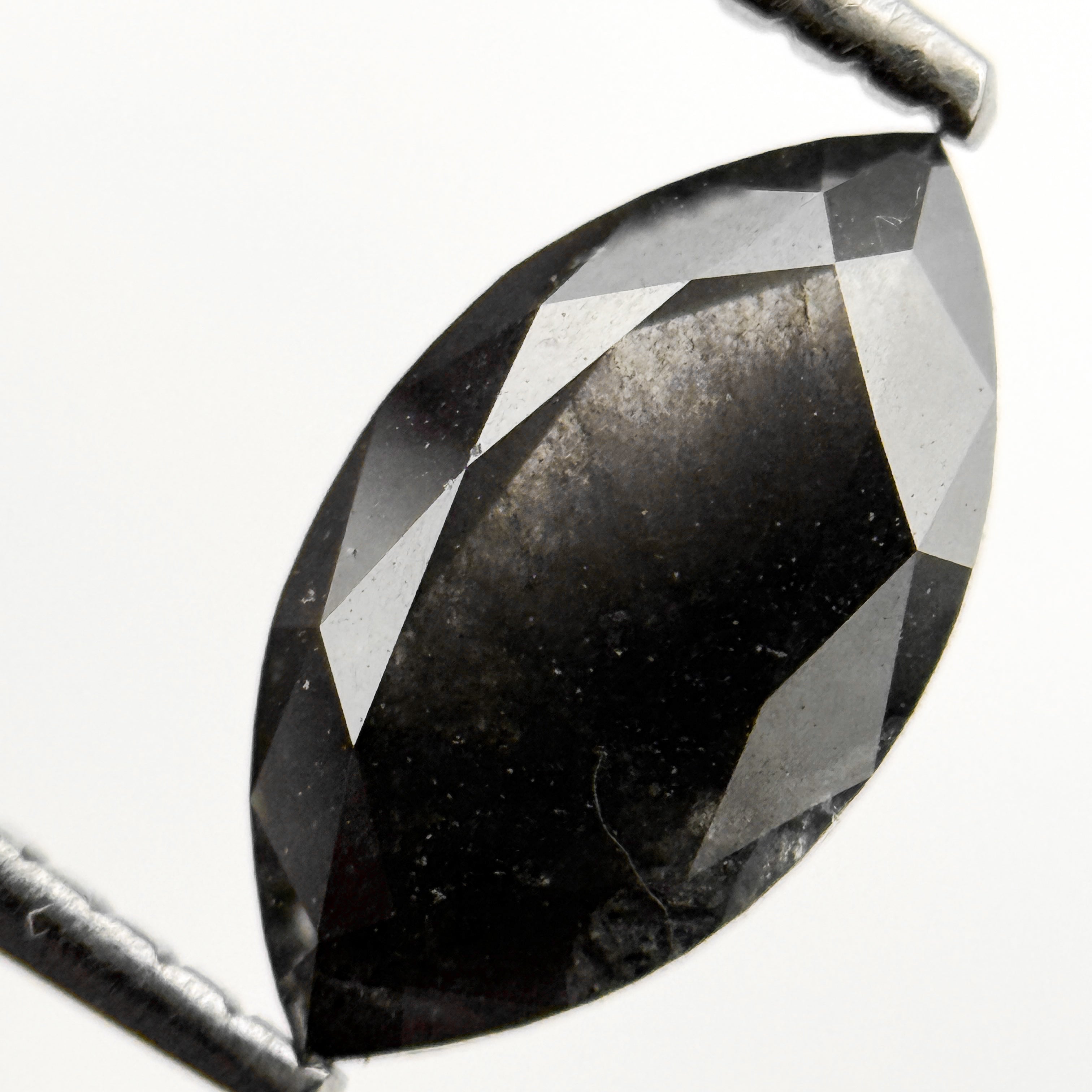 1.77 Ct Marquise Rose Cut Grey Natural Loose Diamond
