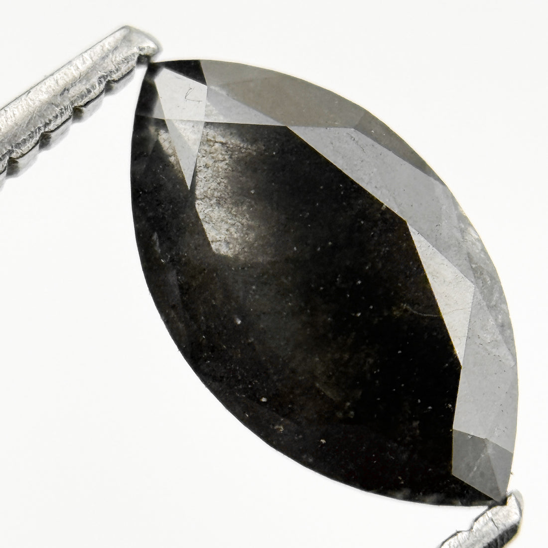 1.77 Ct Marquise Rose Cut Grey Natural Loose Diamond