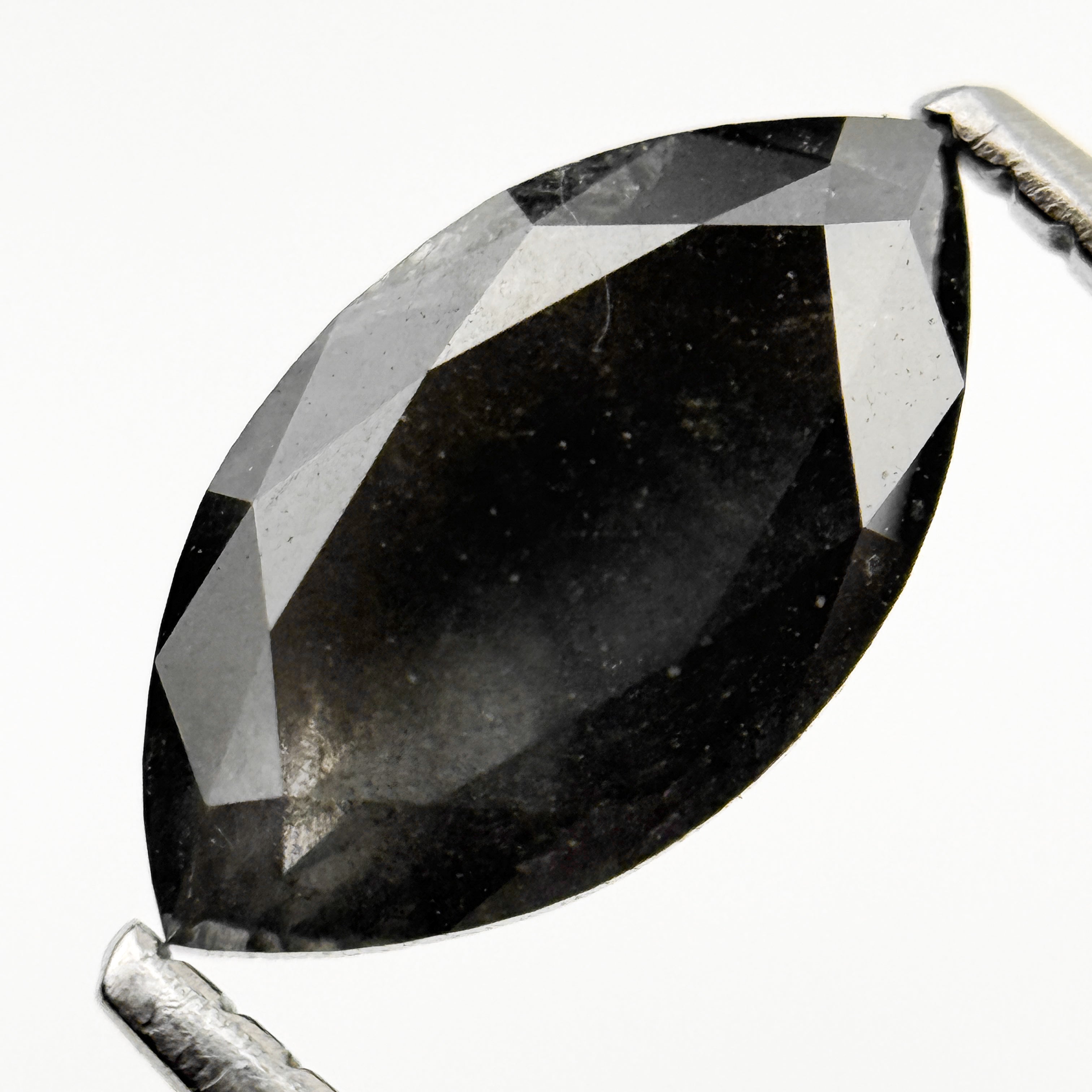 1.77 Ct Marquise Rose Cut Grey Natural Loose Diamond