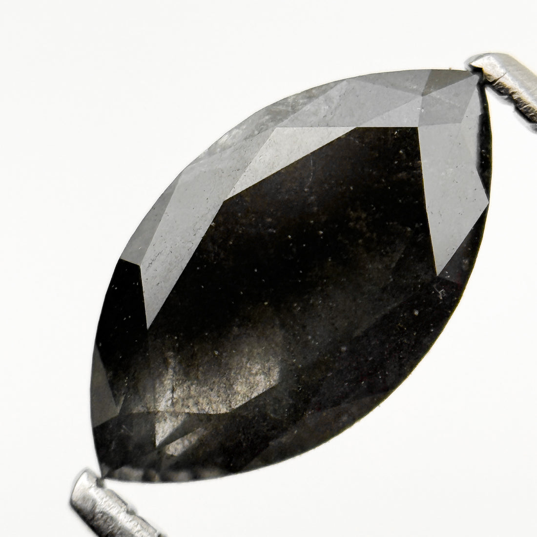 1.77 Ct Marquise Rose Cut Grey Natural Loose Diamond