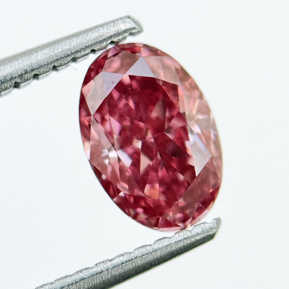 1.00 Ct Oval Brilliant Cut Pink Natural Salt and Pepper Diamond