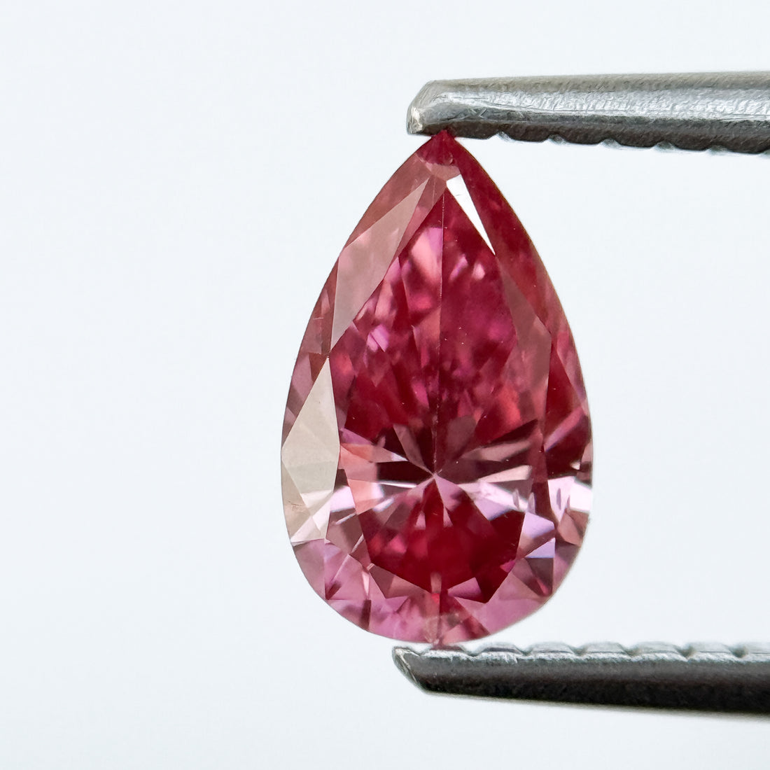 0.75 Ct Pear Brilliant Cut Pink Natural Salt and Pepper Diamond