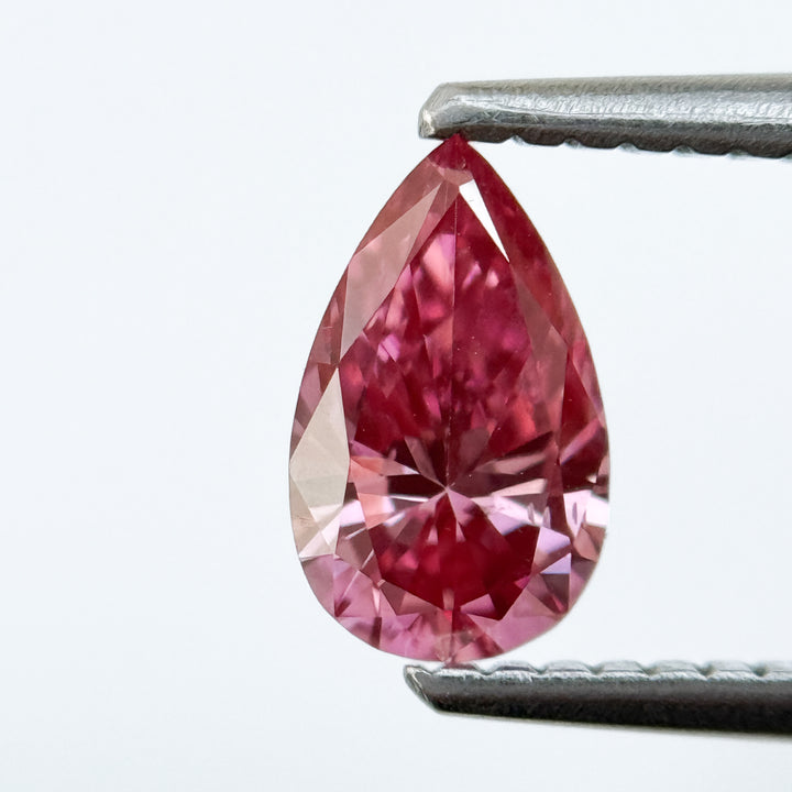 0.75 Ct Pear Brilliant Cut Pink Natural Salt and Pepper Diamond