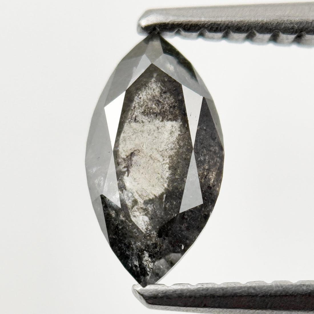 0.78 Ct Marquise Rose Cut Grey Natural Loose Diamond