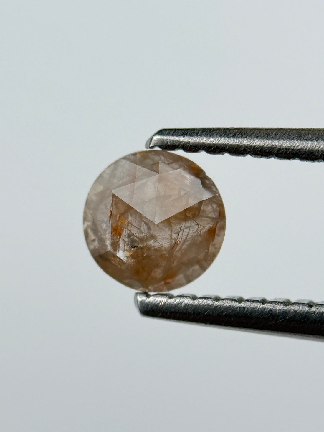0.32 Ct Round Rose Cut Red Natural Diamond Loose