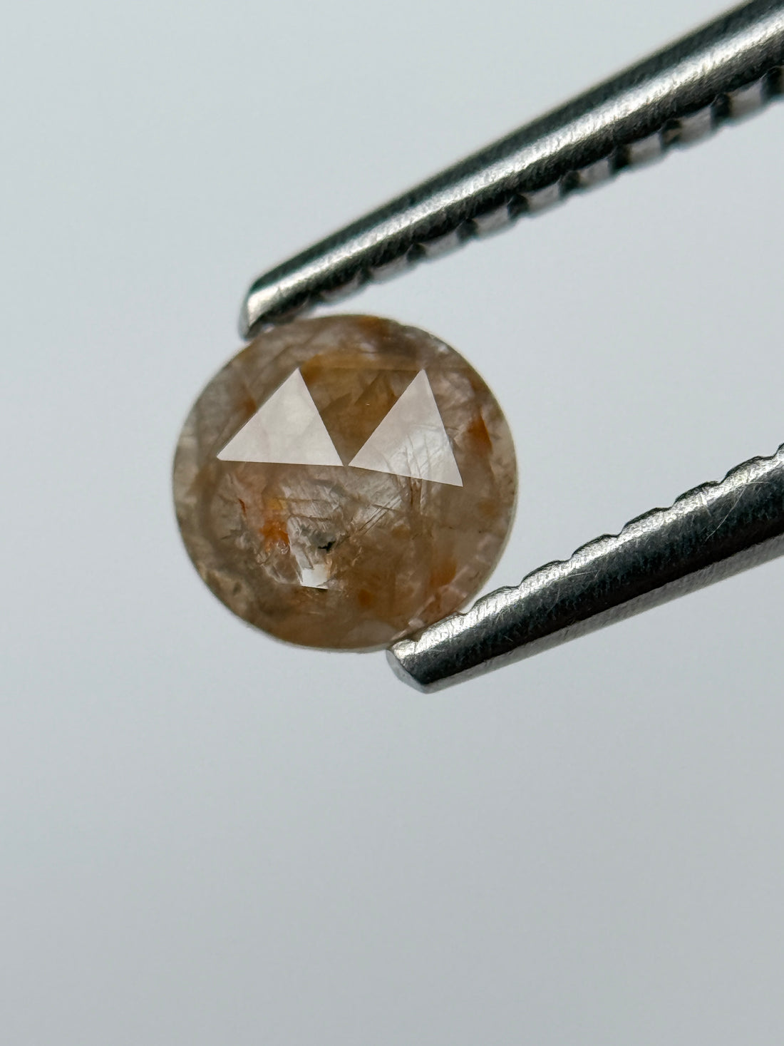 0.32 Ct Round Rose Cut Red Natural Diamond Loose