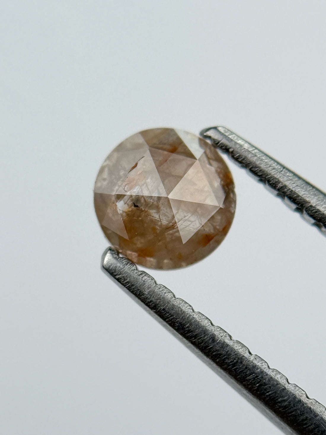 0.32 Ct Round Rose Cut Red Natural Diamond Loose