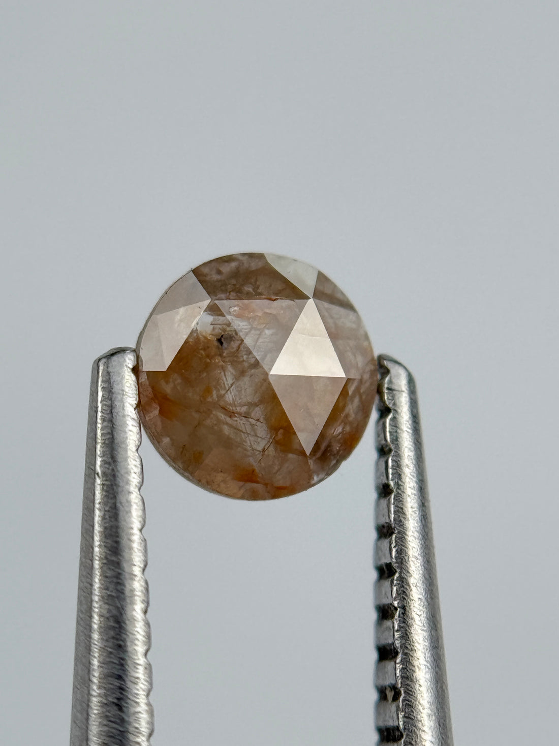 0.32 Ct Round Rose Cut Red Natural Diamond Loose