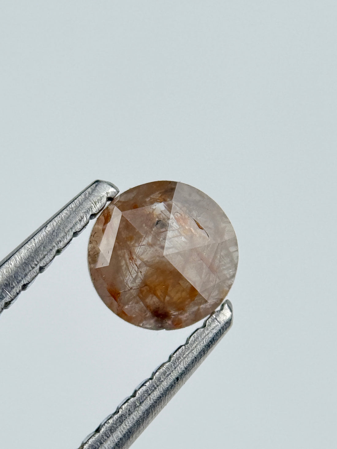 0.32 Ct Round Rose Cut Red Natural Diamond Loose