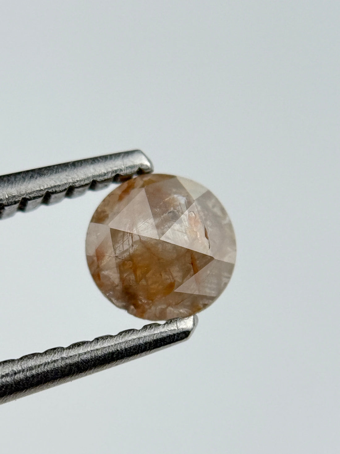 0.32 Ct Round Rose Cut Red Natural Diamond Loose