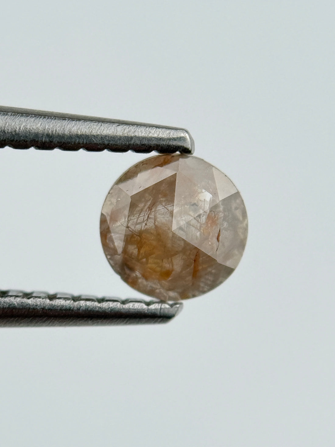 0.32 Ct Round Rose Cut Red Natural Diamond Loose