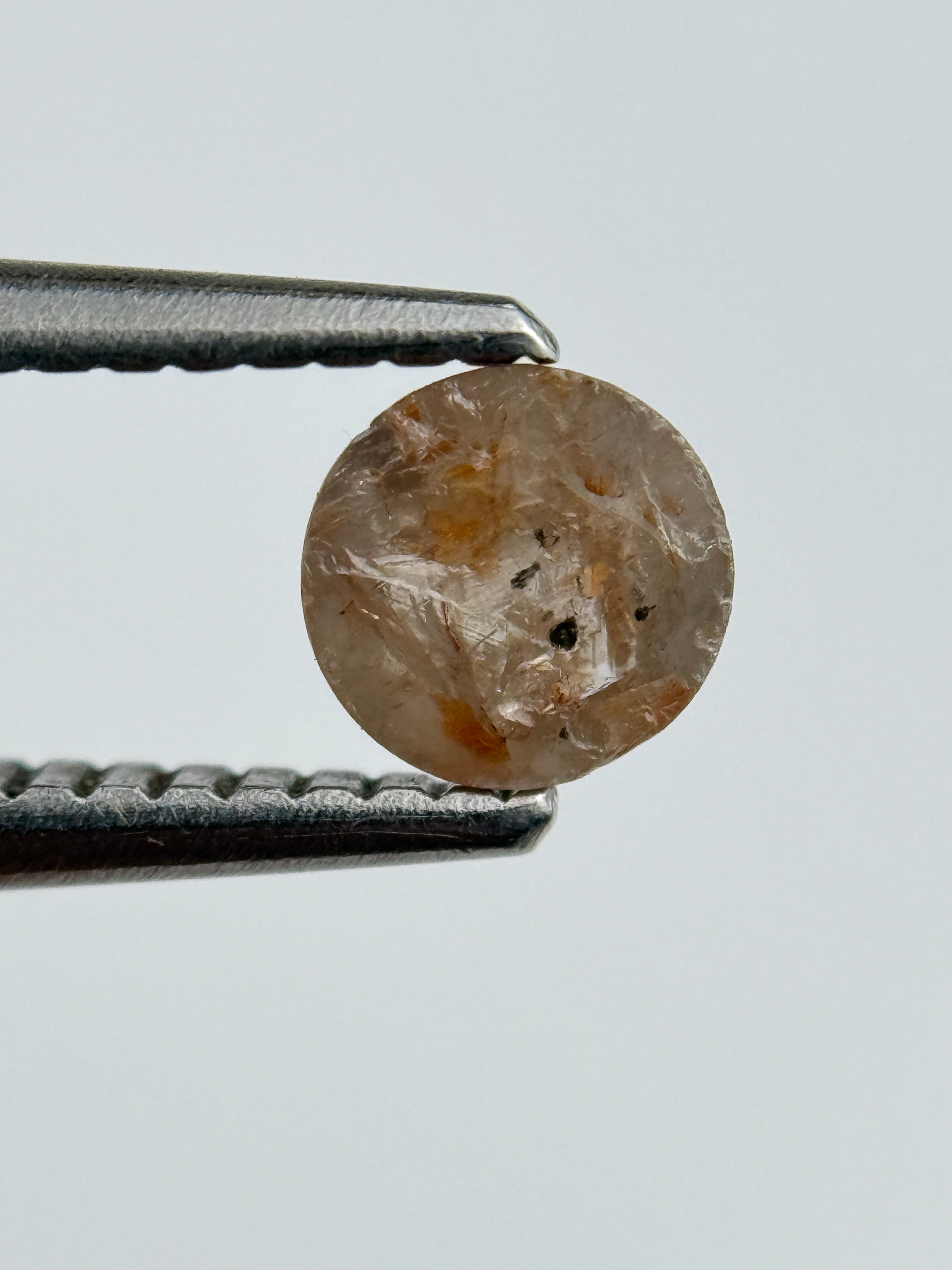 0.32 Ct Round Rose Cut Red Natural Diamond Loose