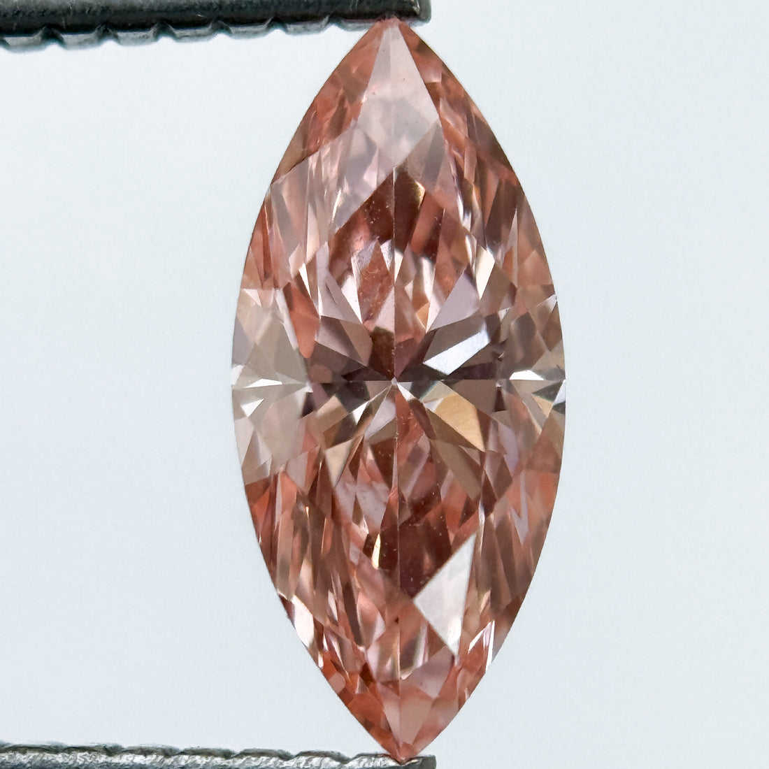 1.01 Ct Marquise Brilliant Cut Pink Natural Salt and Pepper Diamond