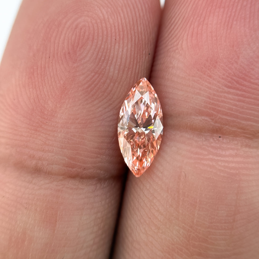 1.01 Ct Marquise Brilliant Cut Pink Natural Salt and Pepper Diamond