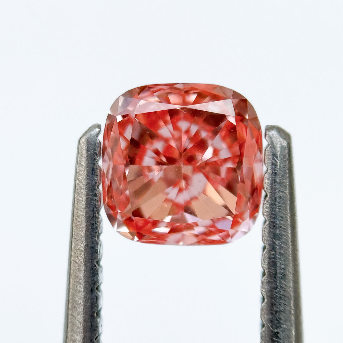 1.0 Ct Cushion Brilliant Cut Pink Natural Salt and Pepper Diamond