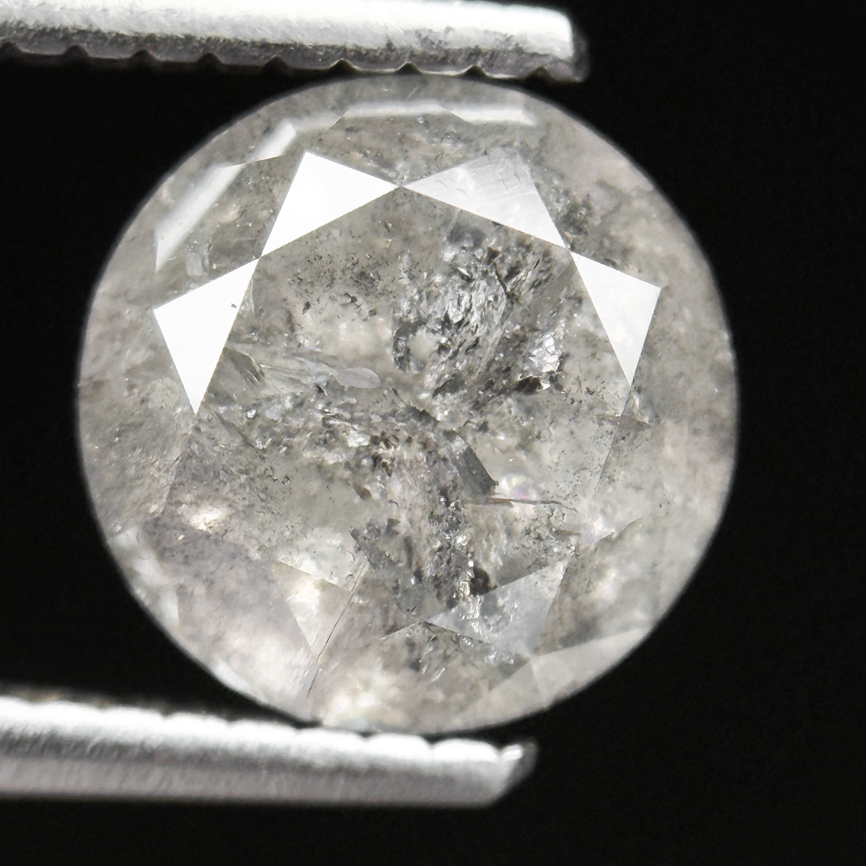 2.53 Ct Round Brilliant Cut ICY Snow White Natural Fancy Diamond