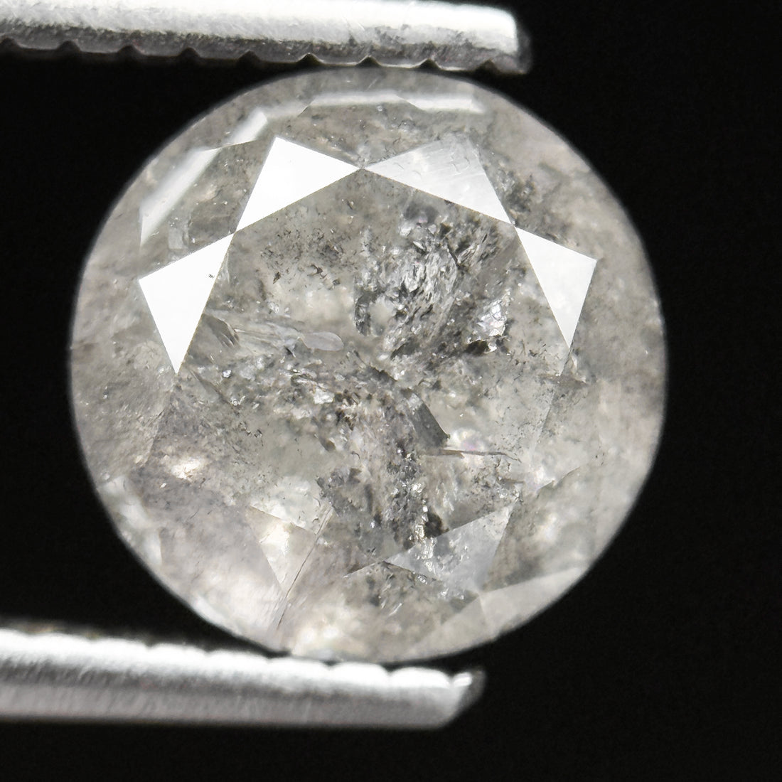 2.53 Ct Round Brilliant Cut ICY Snow White Natural Fancy Diamond