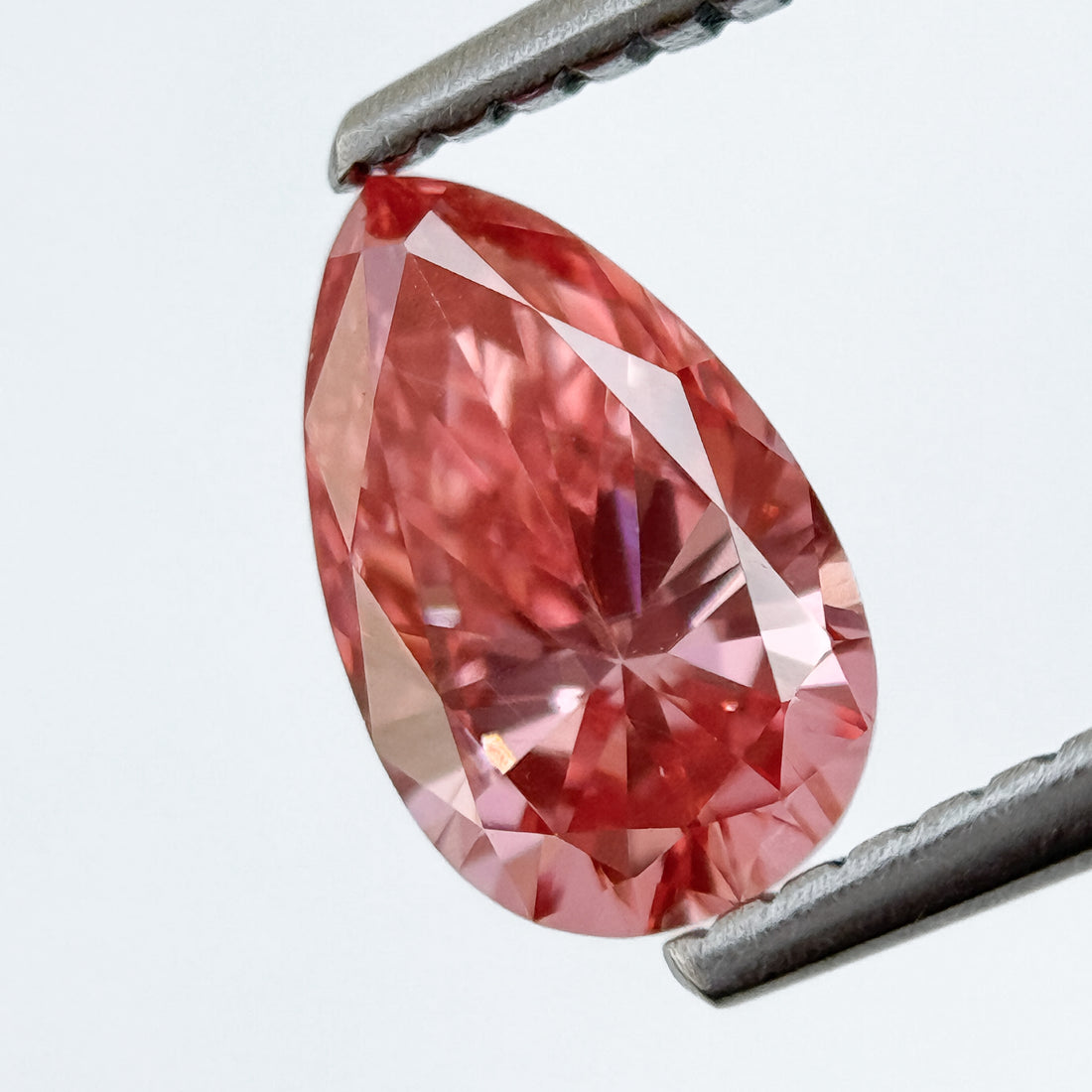 2.0 Ct Pear Brilliant Cut Pink Lab Grown Diamond