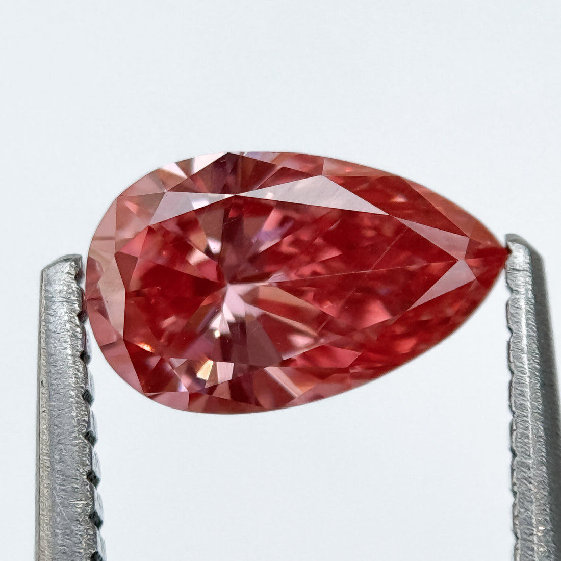 2.0 Ct Pear Brilliant Cut Pink Lab Grown Diamond